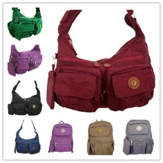 Milano Designer Black Red Navy Purple Shoulder Bag Cross Body Backpack