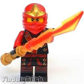 C119 Lego Ninjago Kai Ninja Minifigure & Legendary Blade of Fire Sword