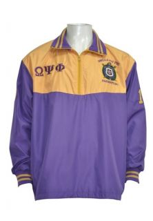 Omega Psi Phi Fraternity Jacket Q Dog Omega Purple Track Jacket Coat S