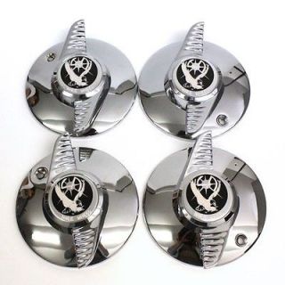 LA WIRE WHEEL CENTER CAPS BOLT ON 2 BAR FLUTED SPINNERS