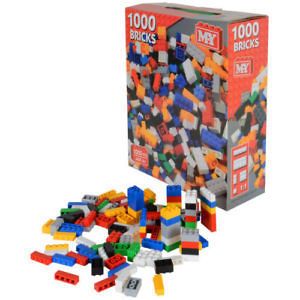 BUILDING BRICK SETS   CHOOSE FROM 4 DIFFERENT DESIGNS   UP TO 1000PCS