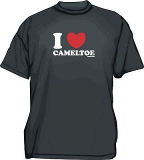 Heart LOVE CAMEL TOE CAMELTOE mens tee Shirt