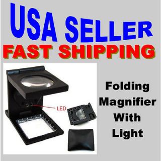 Magnifier 6X Light Linen Tester Folding Thread Counter Low Vision