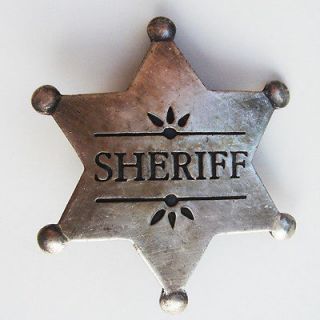 OLD WEST obsolete 1900s SHERIFF police law BADGE 1900s
