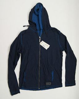 DIESEL Men Scupido Reversible Zip up Hooded Sweatshirts NEW NWT $128