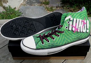 New Converse Us 11 GREEN DAY UNO All Star Hi Chuck Taylor Shoes High