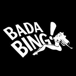 BADA BING Ba Da Bing The Sopranos Jersey mafia Stripper Tony T Shirt