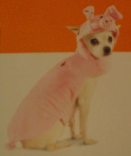 Dog PINK PIG Costume   New Size Small 5 15 lbs *Free US Ship Pom Pug