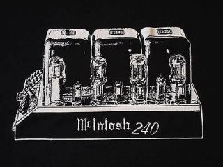 VINTAGE McINTOSH MC240 T SHIRT 3XL mc275 mc225 mc2102 12AX7 6l6gc