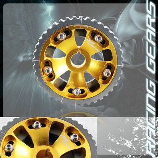 Oddyssey Prelude 2.2L SOHC Aluminum Gold Adjustable Pulley Camgear