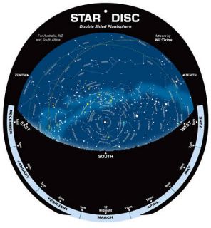 Star Disc Planisphere for the Southern Hemisphere