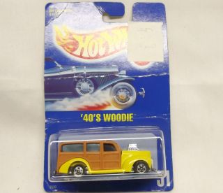 VERY RARE Hot Wheels 40s Woody 51 2530 1990 Woodie $2200 Price Guide