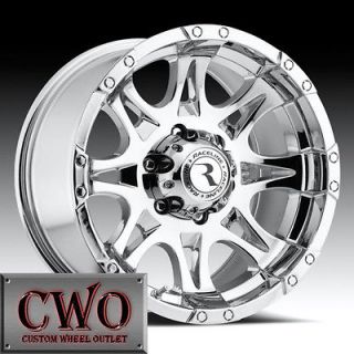 20 Chrome Raceline Raptor Wheels 6x139.7 6 Lug GMC Chevy Tahoe Titan