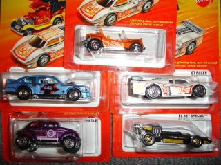 HOT WHEELS 2012 THE HOT ONES REL H COMPLETE SET 5 CARS MANX, VW BEETLE
