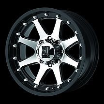 17 Black XD Addict Wheels Rims 6x5.5 6 Lug Chevy GM Toyota Tacoma
