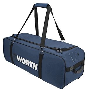 Worth WXLB2 Navy Blue XL Wheeled Baseball/Softb all Equipment Roller
