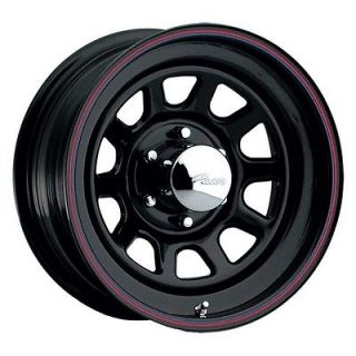 16 inch 16x10 Pacer Black Daytona wheel rim 8x6.5 8x165.1 Lifted