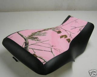 yamaha grizzly PINK camo seat cover 350 400 450 660