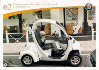 GEM E2 Electric Car c2006 07 UK Market Sales Brochure Matra