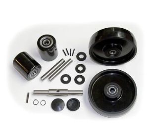 Crown PTH (LATER) Pallet Jack Complete Wheel Kit (Includes All Parts