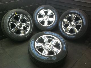 20 2013 Dodge RAM 1500 Chrome Clad Factory Wheels Rims Goodyear Tires