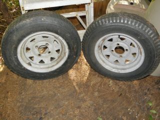 Electra Trailer Tires with Galvenized Rims
