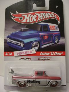 2010 Hot Wheels Delivery Custom 62 Chevy★holley★red Silver