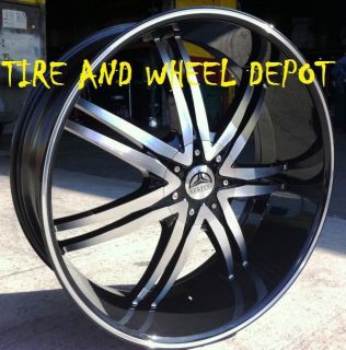 22 inch B14 MB Rims Wheels and Tires Charger R T SE SXT Magnum 300 C