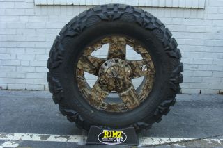 20 XD Rockstar Wheels G1 Camo 35x12 50R20 Nitto Mud Grappler MT 35