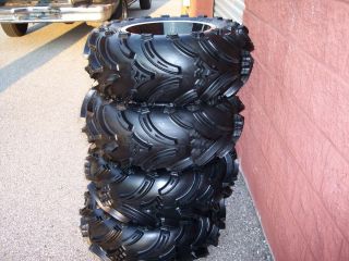 Wide Set ATV Tires for 14 Wheels 27x11 14 Full Complete Set 4
