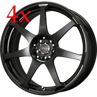 Drag Wheels DR 33 14x5 5 4x100 4x114 3 et35 Gloss Black Rims CRV RDX