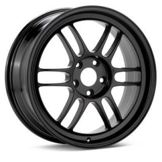 17 Enkei RPF1 Black Rims Wheels 17x8 45 5x114 3 SPEED3 Mazda3 TSX RSX