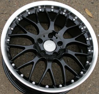 Adr M Classic 19 Black Rims Wheels Benz E350 E500 19 x 8 5 5H 35
