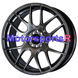 18 XXR 530 Chromium Black Concave Wheels Rims 03 04 06 08 09 Acura TL