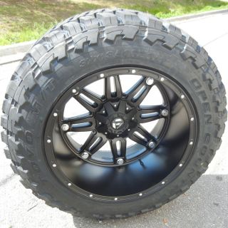 22x14 FUEL HOSTAGE WHEELS RIMS 40X15 50 TOYO OPENCOUNTRY MT TIRES FORD