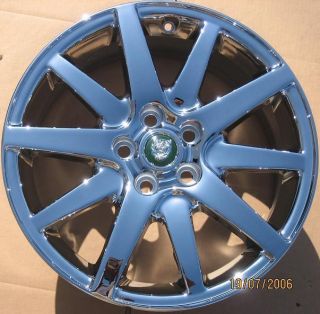 Single New 17 Factory Jaguar s Type Chrome Wheel Rim 59705