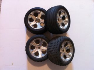 Rustler XL5 Tire Wheel Set Wheels OFF ROAD   Slash Stampede 12mm  27