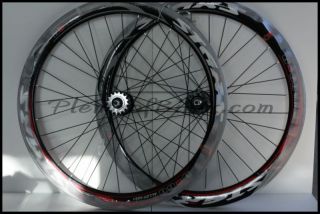 51mm Super Deep V Fixie Bike Wheelset Wheels Rims 614102