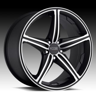 18 Staggered Wheels Rims Black FOOSE Speed Mercedes C