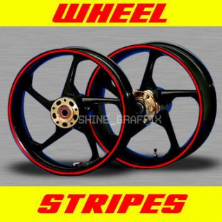 SUZUKI Wheels rim stipe decal tape GSXR 600 750 1000 GS stripes