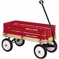 Flyer 24 Wood Town Country Red Wagon 36 Steel Wheels Sale