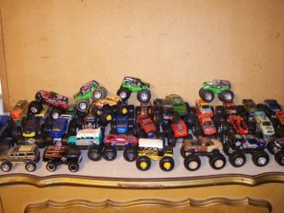 Lot of 36 Assorted Hot Wheels Monster Trucks Small Size