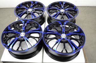 Blue Effect Wheels Tiburon Sonata Golf Yaris Protege 4 Lug Rims