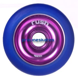 Scooter Wheel Rush Blue Purple Metal Core 100mm