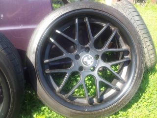 530i E39 1997 2003 Black 20 Rims Wheels Tires 245 255 35ZR20