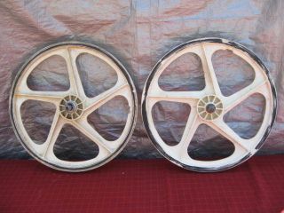 Old School BMX OGK Mag Wheels Rims Wheel Set Peregrine
