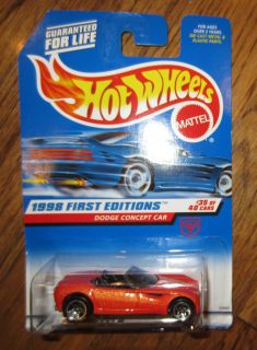 Hot Wheels 1998 First Editions Dodge Concept Car 35 40 672 New