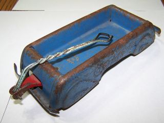  Steel Wagon COMET 1940 Original Paint Wooden Wheels Handmade handle