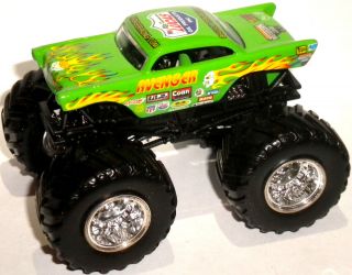 Light Green 57 Chevy Lucas Oil Hot Wheels Monster Jam Truck