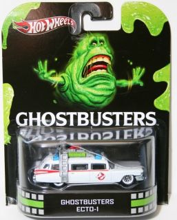 Hot Wheels 2013 Ghostbusters Ecto 1 Retro Entertainment R R New